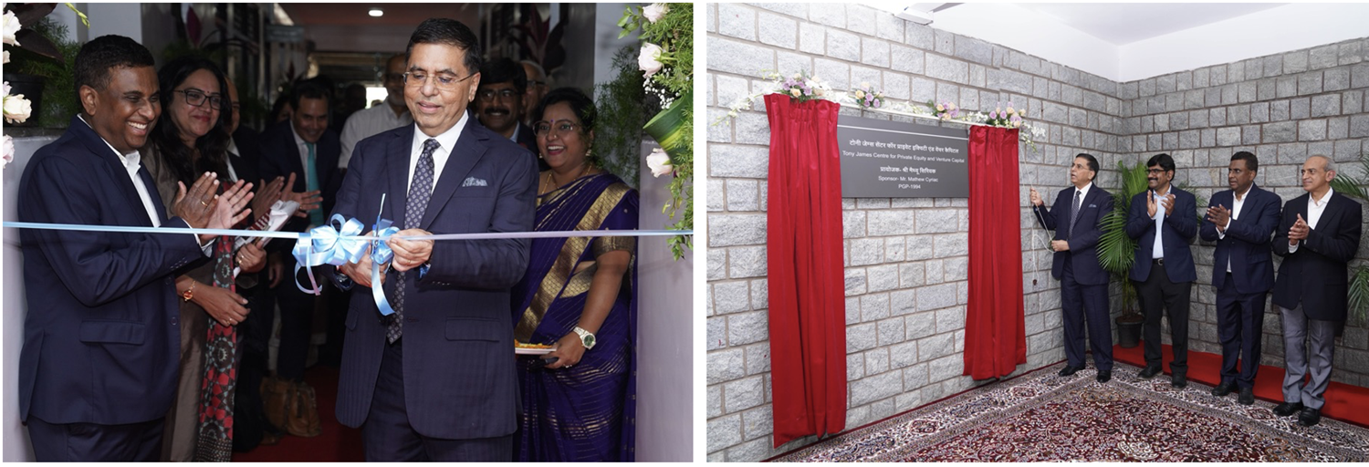 Mr. Sanjiv Mehta, Executive Chairman, L Catterton India and former CEO & Chairman, HUL, inaugurated the office of the Tony James Centre for Private Equity and Venture Capital at IIMB, on 06th August 2025. This is India’s first Centre of Excellence for PE and VC.